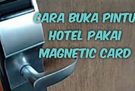 Cara Buka Kamar Hotel Pakai Kartu